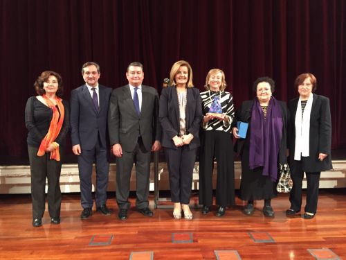 Ángel Escobar ha recogido este premio que reconoce la labor de instituciones y particulares en la erradicación de la violencia de género.