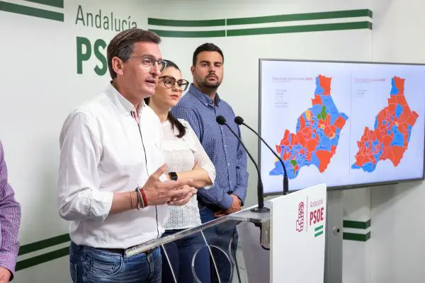 Sánchez Teruel da las gracias a los más de 100.000 almerienses que han dado su voto al PSOE, concediéndole el mejor resultado desde 2008.
