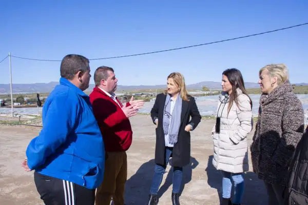 Sonia Ferrer Tesoro e Inés Plaza García visitan las zonas afectadas y recuerdan que el Consejo de Ministro tratará mañana las líneas de acción.
