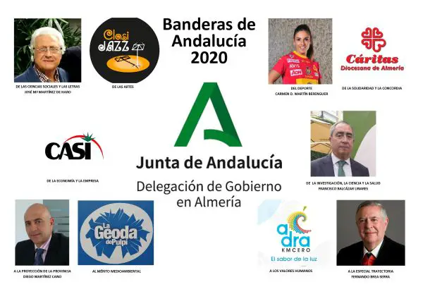 La delegada del Gobierno asegura que los 10 reconocimientos son para personas y entidades que promueven valores vinculados al crecimiento de Almería y Andalucía.