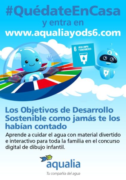 El canal www.aqualiaeduca.com ofrece actividades didácticas relacionadas con el agua y enfocadas a que los niñosse diviertan jugando con temas relacionados con “cómo cuidarla” o “de dónde nos llega a casa”