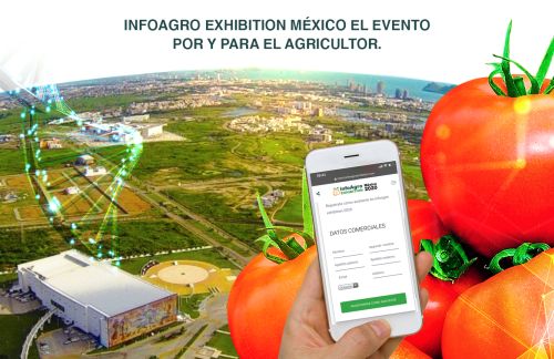 La digitalización del agro, clave en InfoagroExhibition México, representada sobre el skyline de Mazatlán.