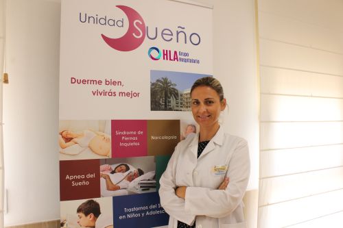 Dra. Paula Giménez Rodríguez en su consulta de sueño de HLA Vistahermosa