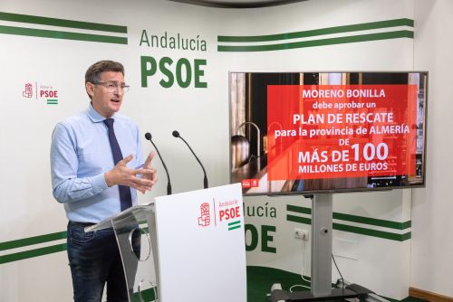 Sánchez Teruel subraya que el Gobierno central ha inyectado a la provincia almeriense 400 millones de euros para amortiguar los efectos de la pandemia.