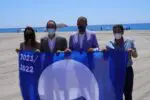 El delegado territorial visita Carboneras, que revalida las Banderas Azules para tres playas