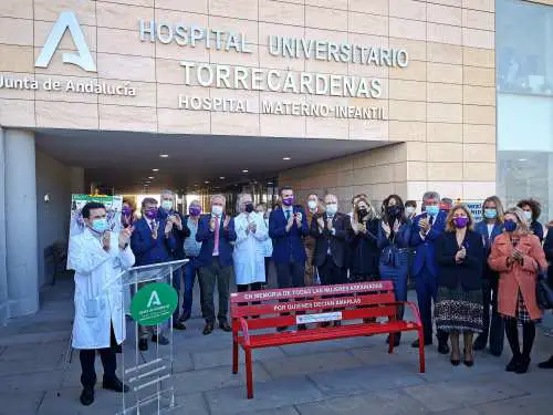 Acto celebrado en Torrecárdenas Almería unida contra la Violencia de Género