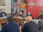 El secretario del PSOE-A se ha reunido hoy en San Vicente con los representantes de COAG, UPA, ASAJA, FAECTA y FAC
