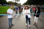 La alcaldesa, María del Mar Vázquez, ha dado la salida a una prueba familiar organizada con motivo de la Semana Europea de la Movilidad