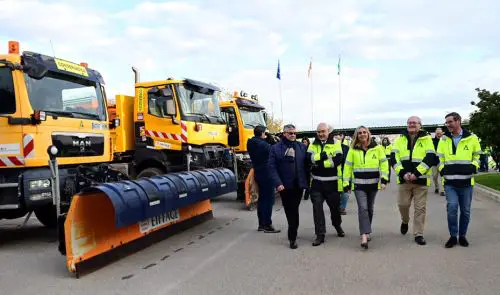 El operativo del Plan de Vialidad Invernal contará con 160 vehículos entre quitanieves, camiones, retroexcavadoras y tractores y con 6.150 toneladas de fundentes