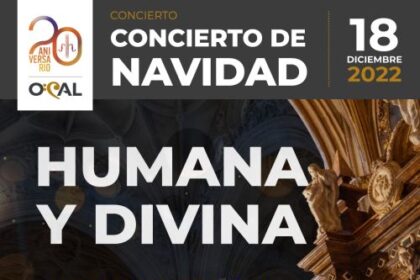 El concierto será el próximo domingo, 18 de diciembre a las 12:30 horas en la Catedral de Almería, con dirección de Michael Thomas y con el propio Michael (violín) y con Fran Moreno (oboe) como solistas