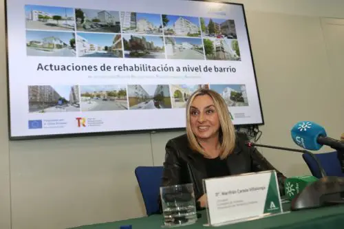 Marifrán Carazo anuncia la resolución definitiva de las ayudas del Plan Ecovivienda a los ayuntamientos para la reforma de edificios