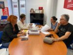 Adriana Valverde mantiene un encuentro con representantes de Greenpeace Almería