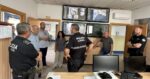 El alcalde ha recibido a la concejala de Seguridad Ciudadana de Pulpí para mostrarle el sistema implantado en Huércal-Overa