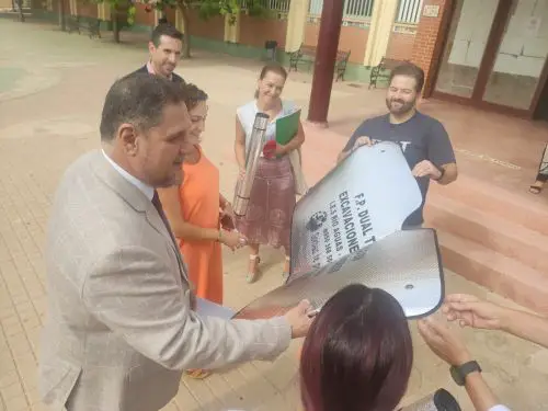 El delegado Francisco Alonso ha visitado en Sorbas el Instituto de Enseñanza Secundaria Río Aguas